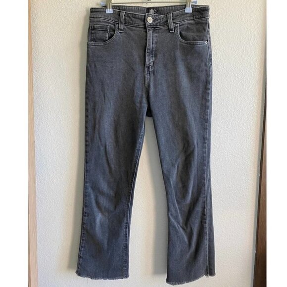 UO BDG Gray Kick Flare High Rise Cropped Jeans - 28 - Picture 2 of 7